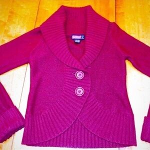 Burgundy Shrug-M **G663**